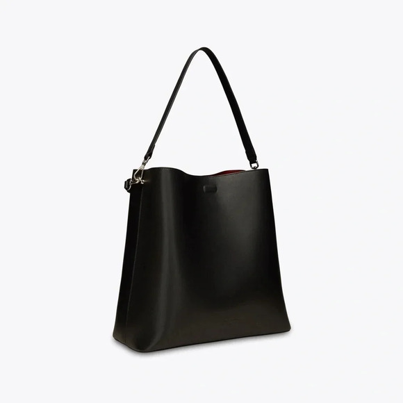 LAWFULL LONDON Iris black leather laptop work bag - Picture 3 of 12